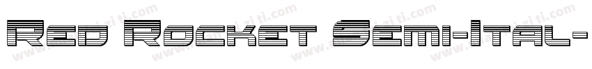 Red Rocket Semi-Ital字体转换